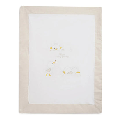 Infants White Pram Blanket