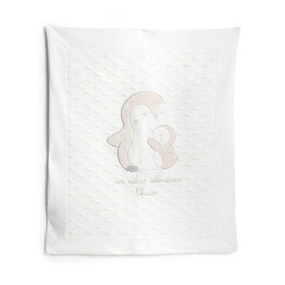 Infants White Pram Blanket