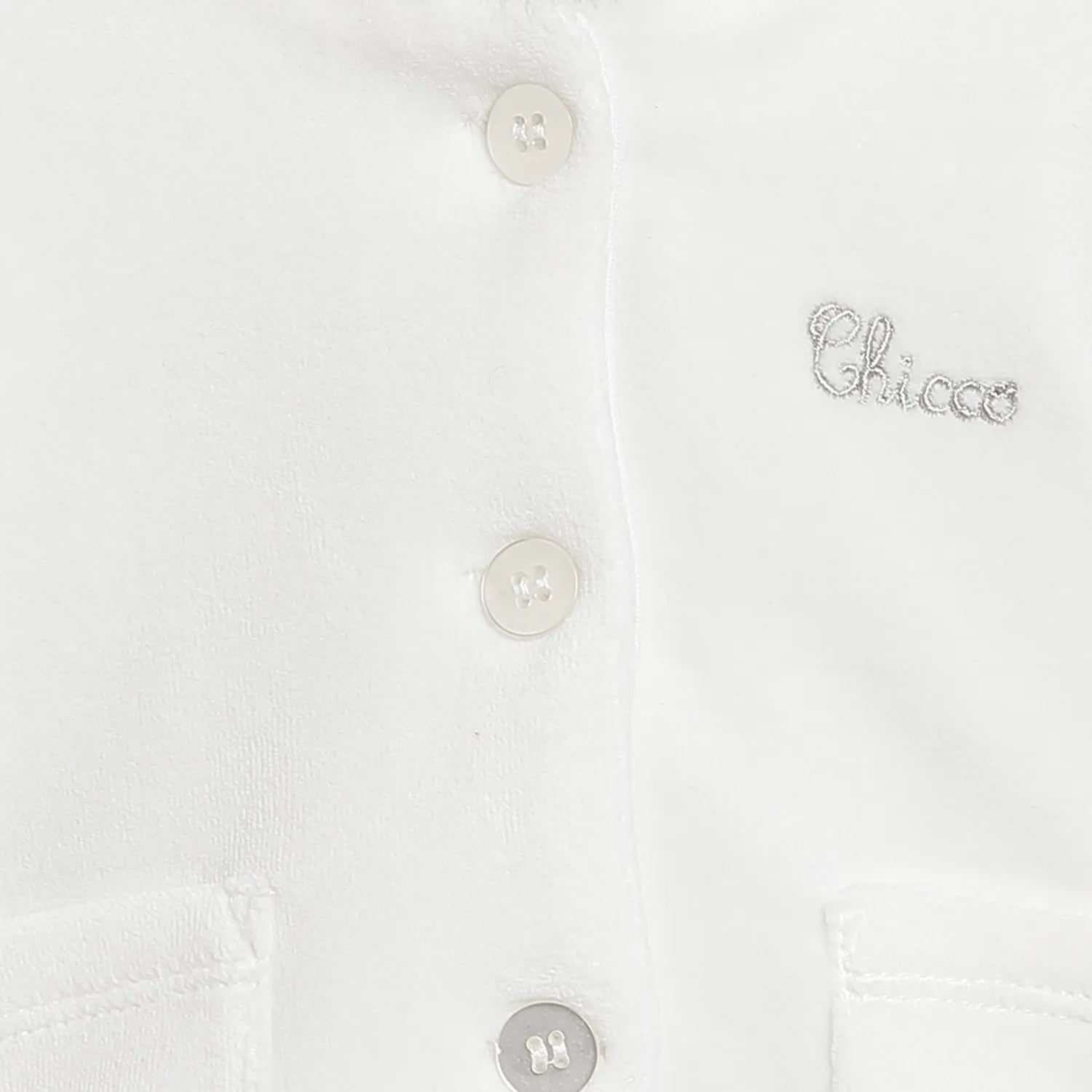 Infants White Solid Jacket