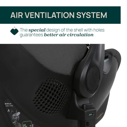 Kory Plus Baby Car Seat Black Satin