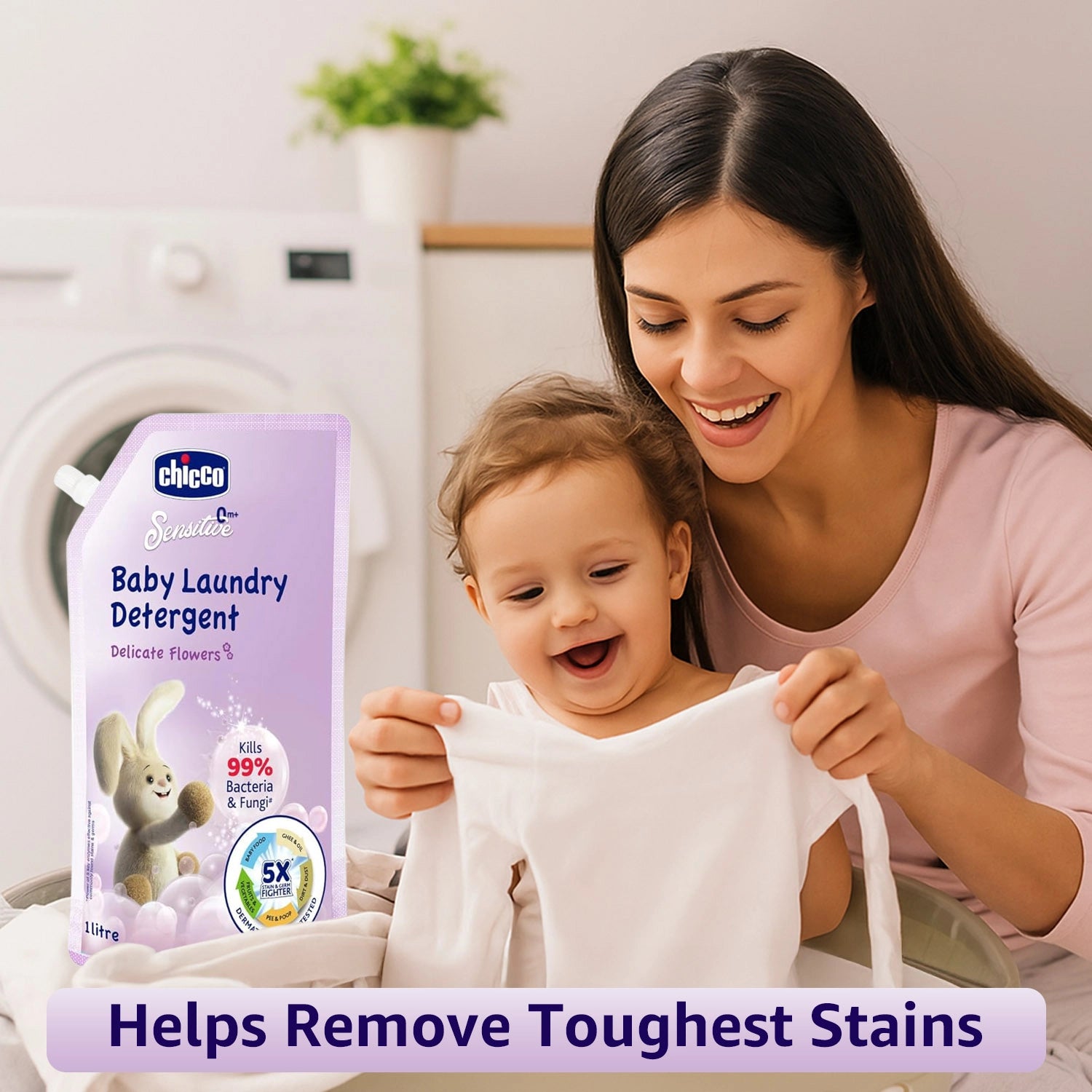 Laundry Detergent Delicate Flowers 1000ml Refil Pack