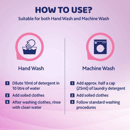 Laundry Detergent Delicate Flowers 1000ml Refil Pack