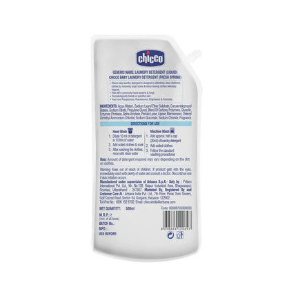 Laundry Detergent Fresh Spring 500ml Refil Pack