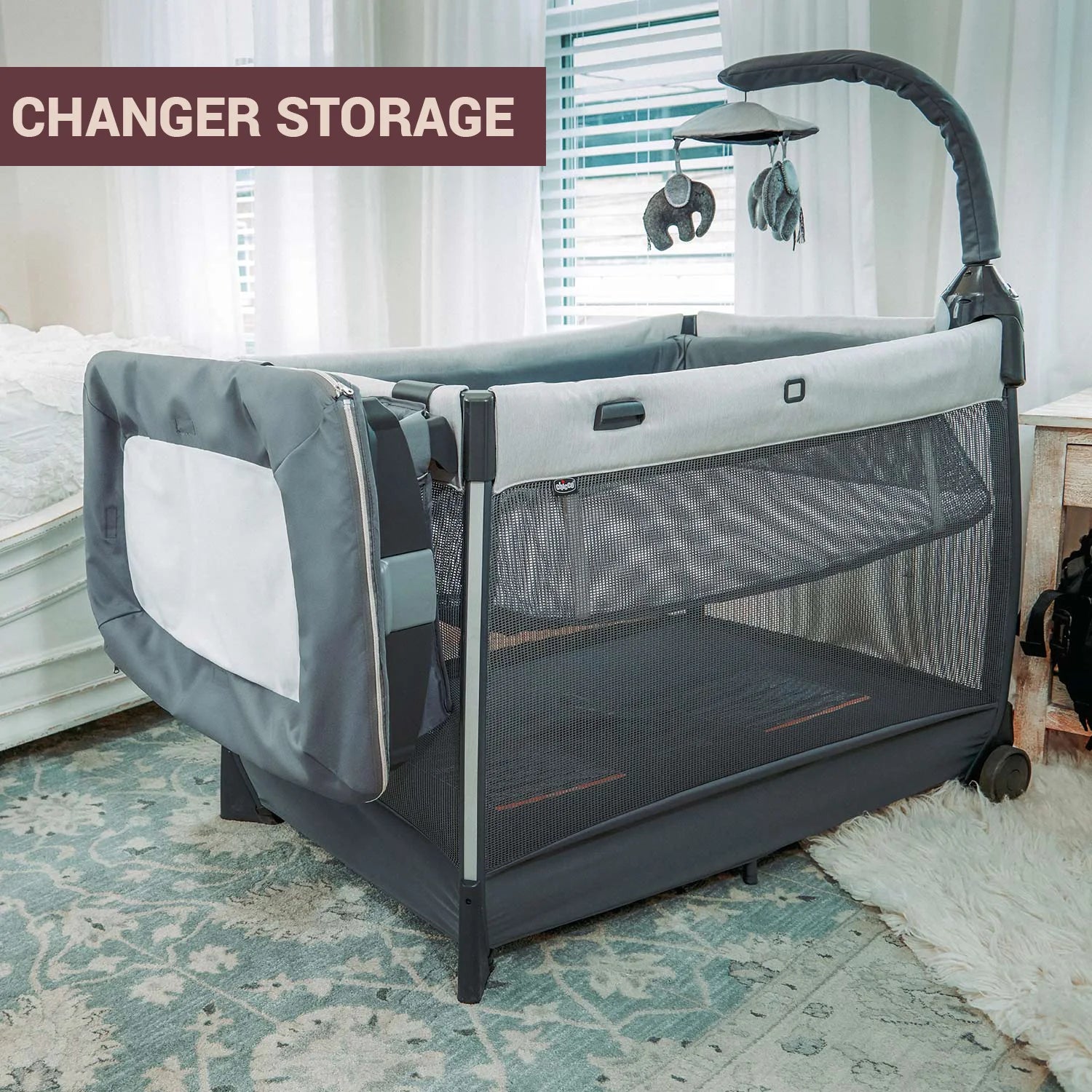 Lullaby Zip Playard Driftwood