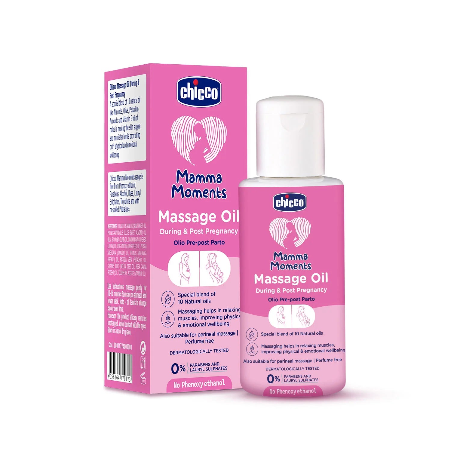Mamma Moments Massage Oil During & Post Pregnancy 100 ml