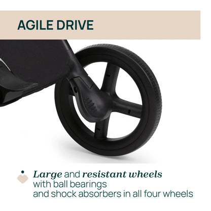 Mysa Stroller Black Satin