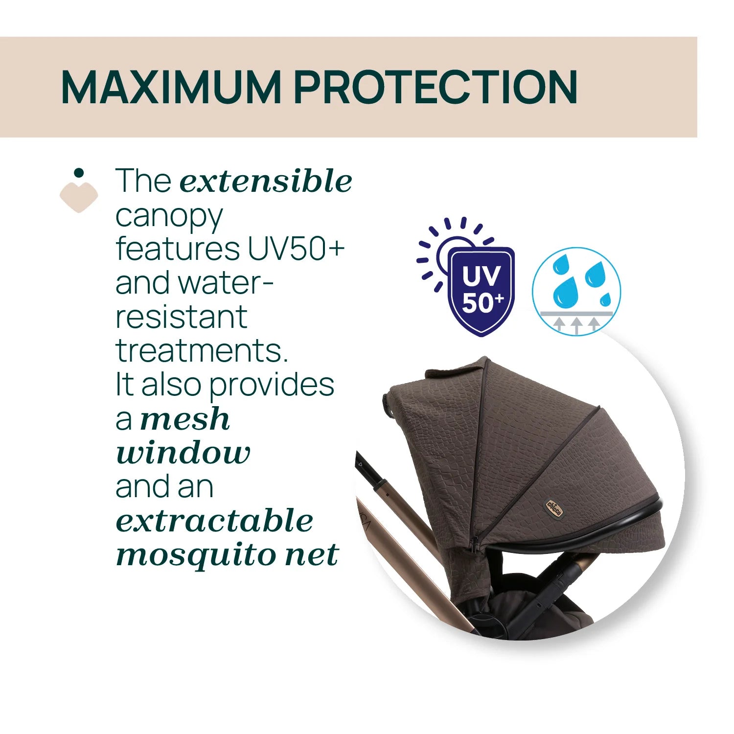 Mysa Stroller Bronze Lizard  &amp; Kory Plus Special Car Seat Bronze Lizard