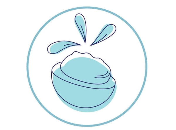 ENRICHED WITH SHEA BUTTER