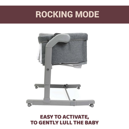 Next2Me Magic Evo Co Sleeping Crib Dark Grey