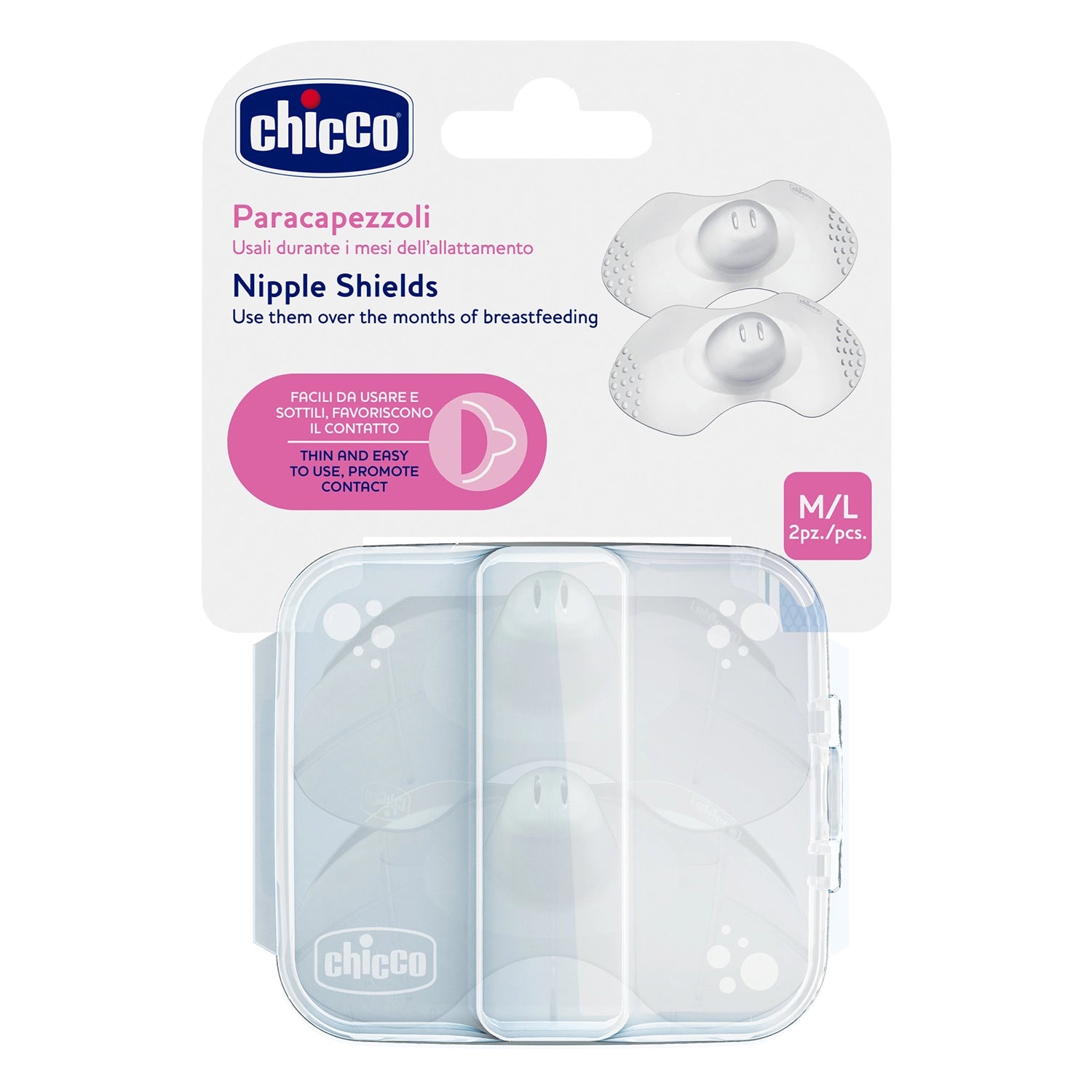 Nipple Shields Silicone  M-L