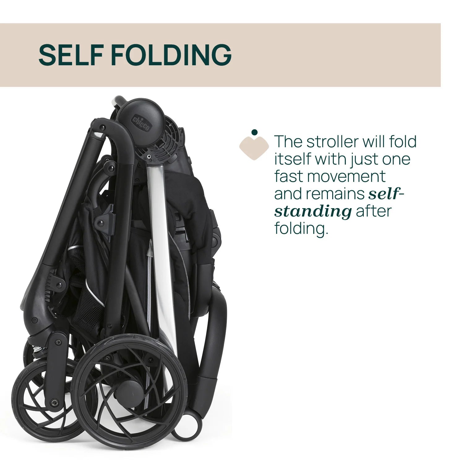 One4Ever Lounge Stroller Black Beauty