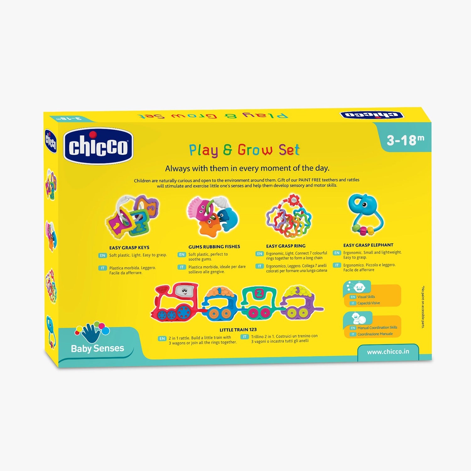 Play &amp; Grow Rattle Gift Set 5 Pcs