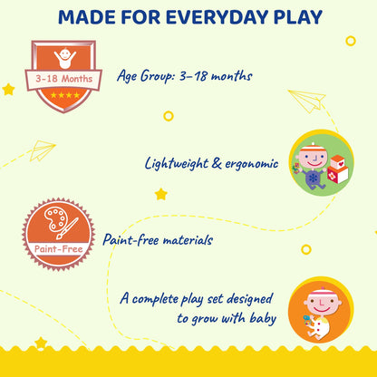 Play &amp; Grow Rattle Gift Set 5 Pcs