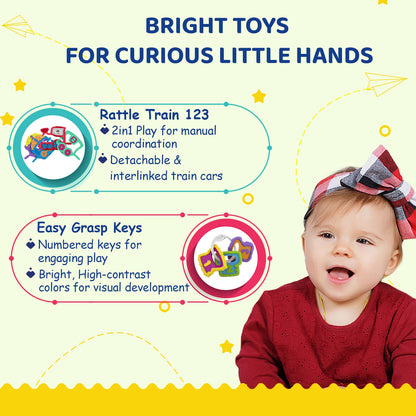 Play Set Rattle Gift Set 4 Pcs