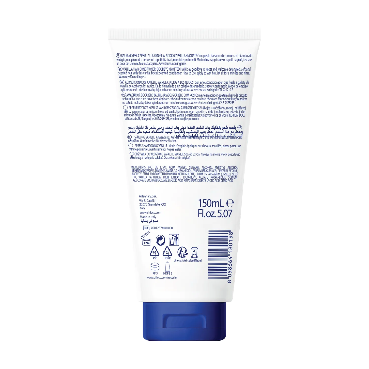 POP Vanilla Wrap Shiny Hair Conditioner 150 ml (6 Years+)