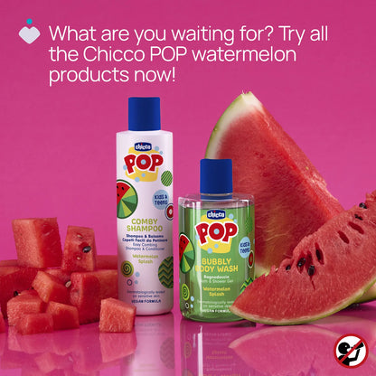 POP Watermelon Splash Bubbly Bodywash 300 ml (6 Years+)