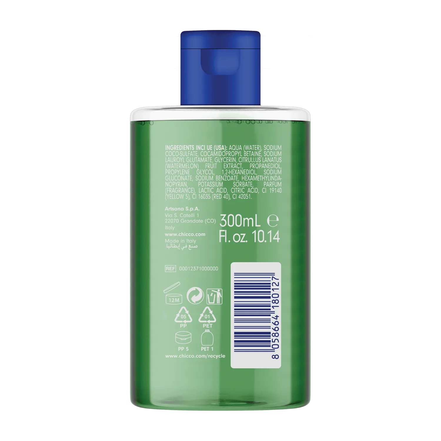 POP Watermelon Splash Bubbly Bodywash 300 ml (6 Years+)