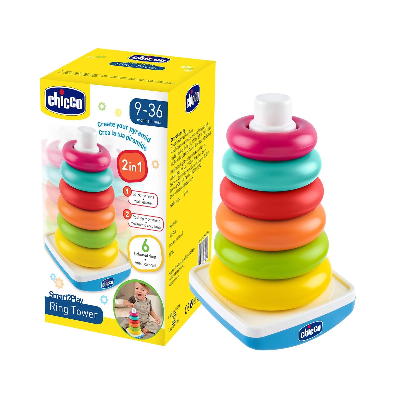 Ring Tower Smart2Play Toy