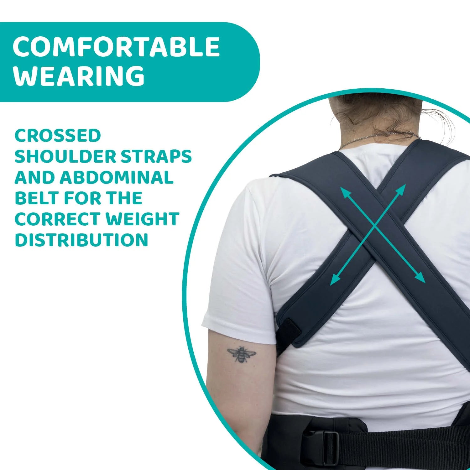 Skin Fit Baby Carrier Blue Passion