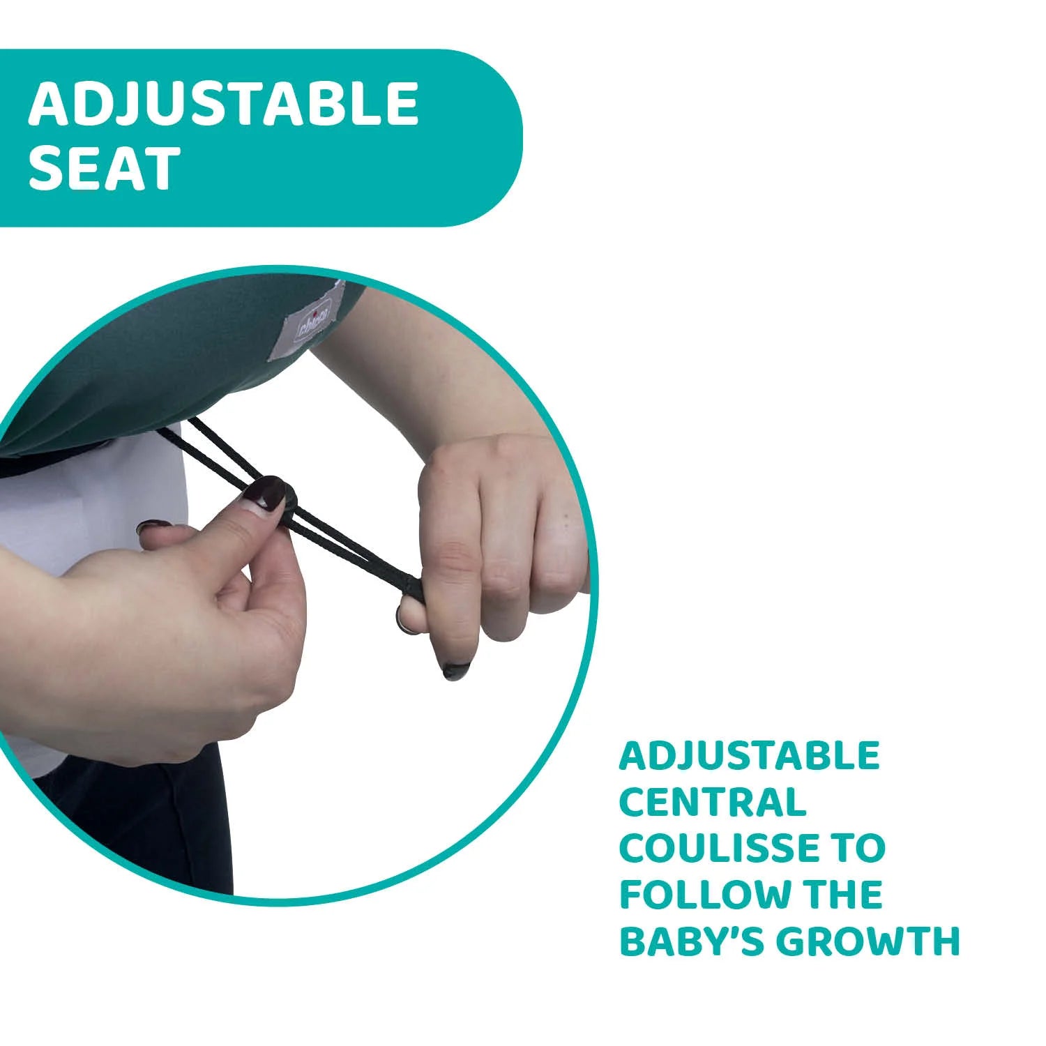 Skin Fit Baby Carrier Green Wood