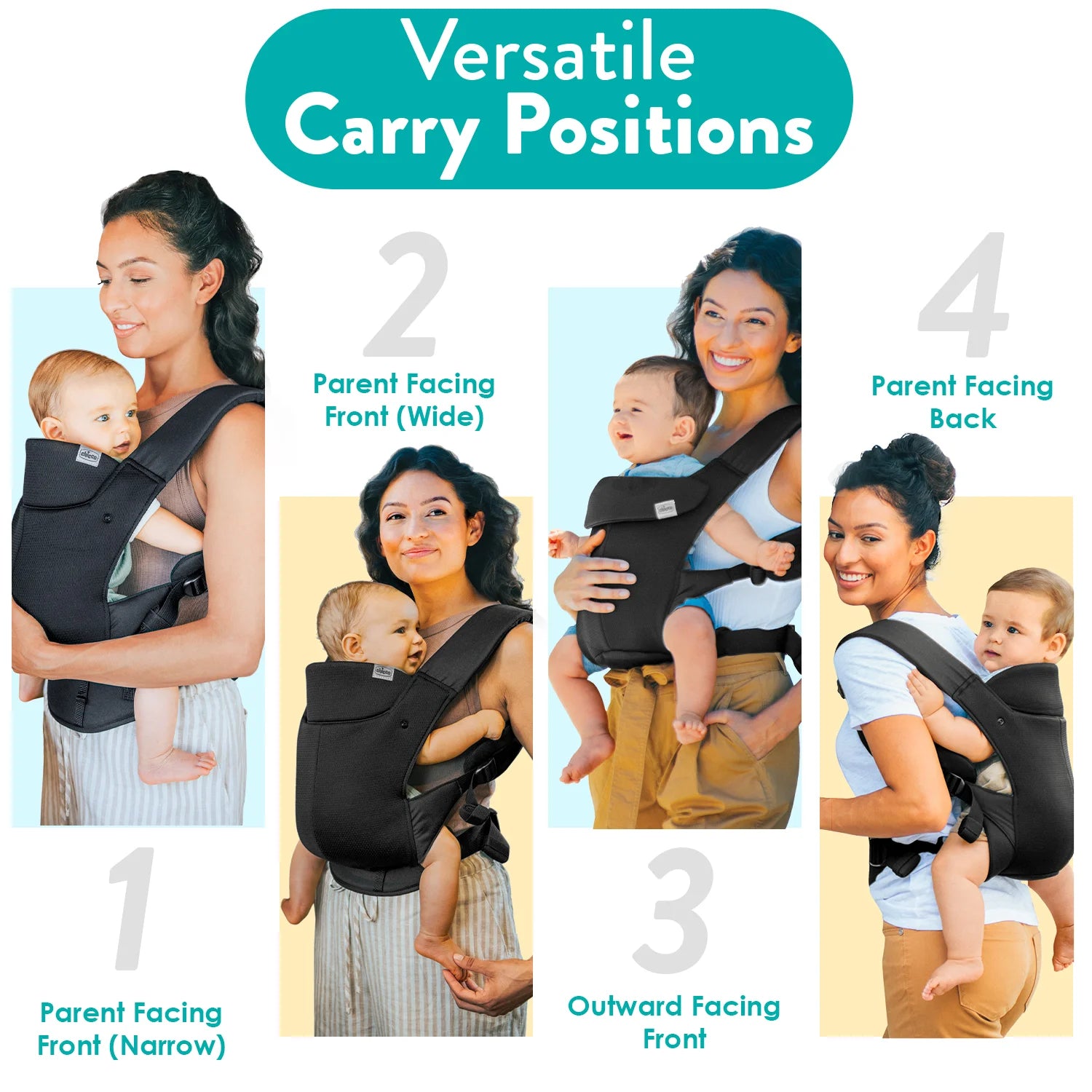 Snug Support Baby Carrier Black
