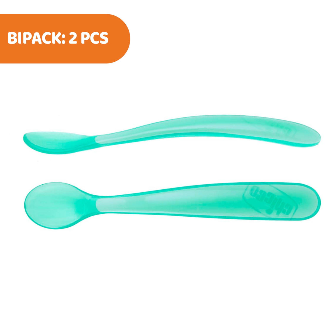 Soft Silicon Spoon Bi Pack Boy 6M+