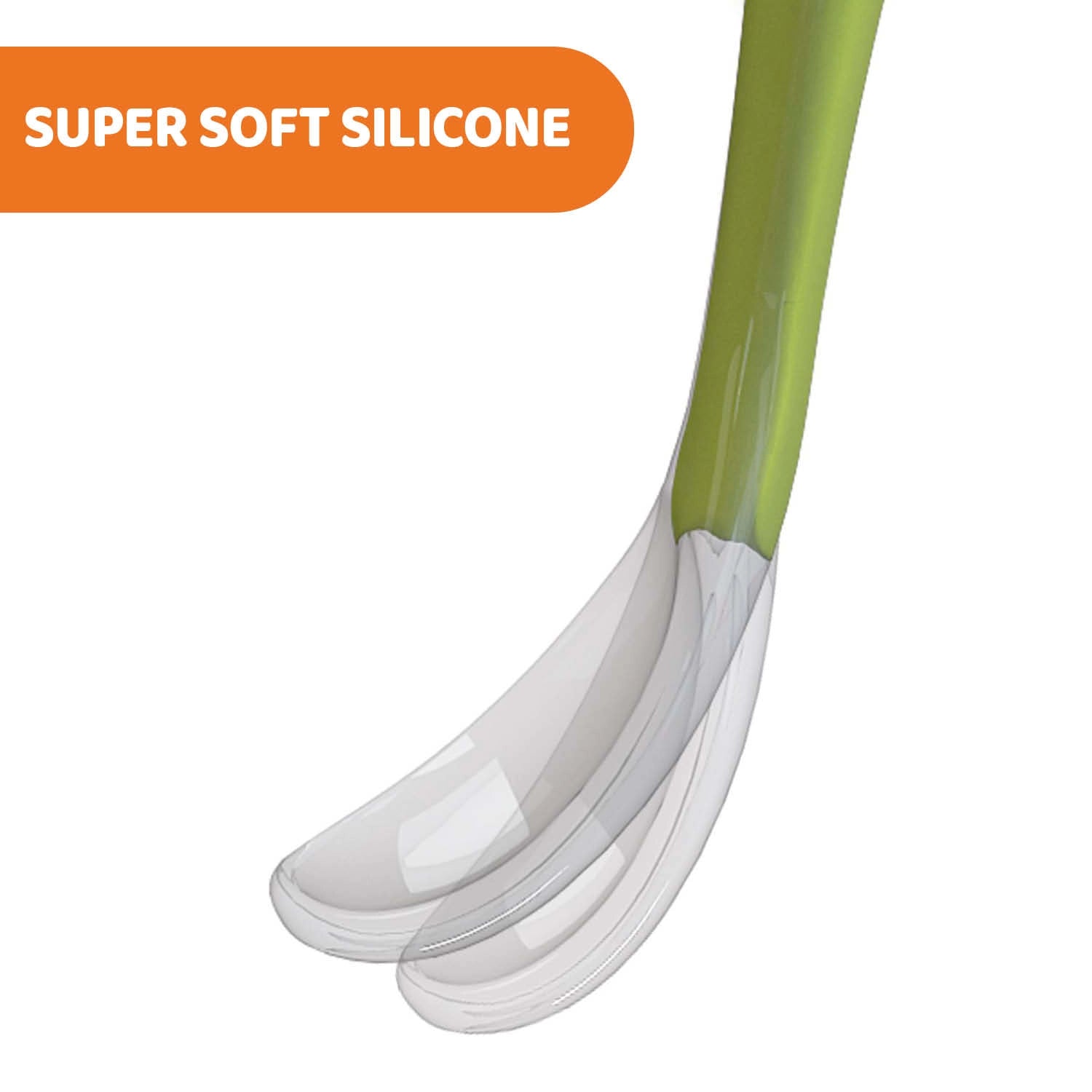 Soft Silicon Spoon Bi Pack Boy 6M+