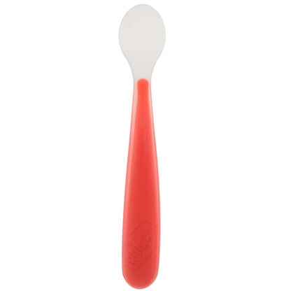 Soft Silicone Spoon 6M+ Red Up