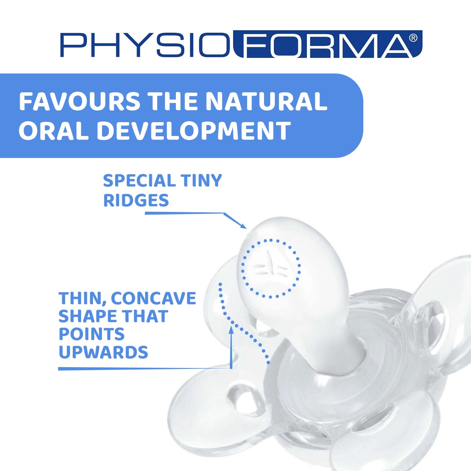 Soother Physio Comfort Blue 16 to 36M 2Pcs