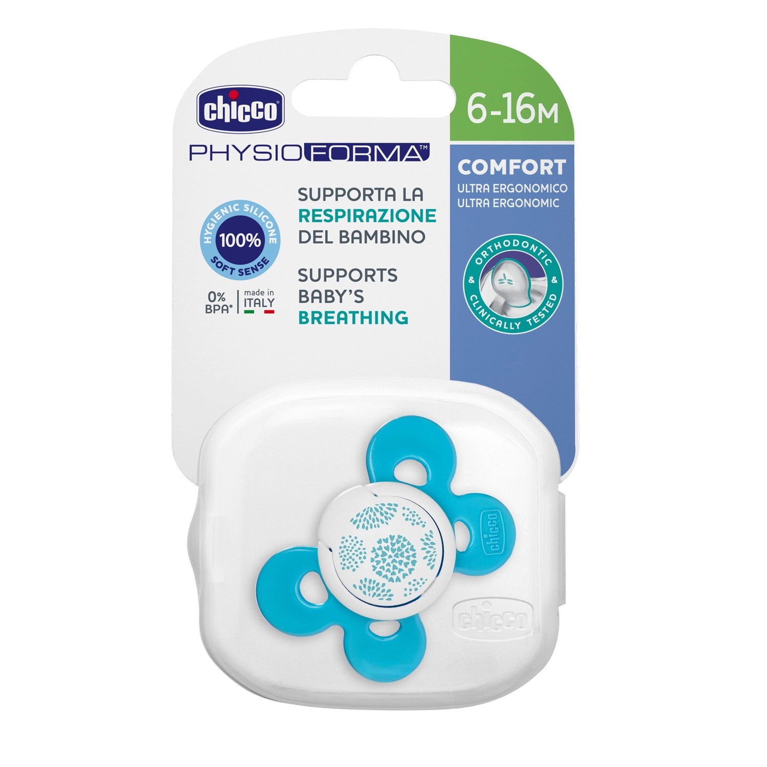 Soother Physio Comfort Blue 6 to 16M 1Pc