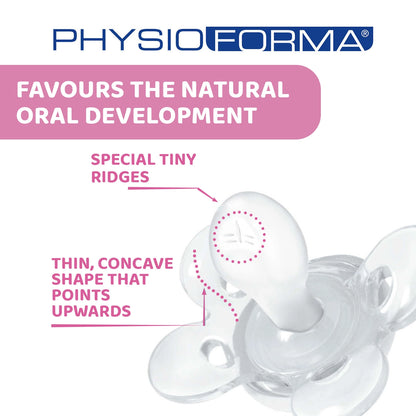 Soother Physio Comfort Pink 16 to 36M 2Pcs