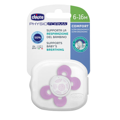 Soother Physio Comfort Pink 6 to 16M 1Pc