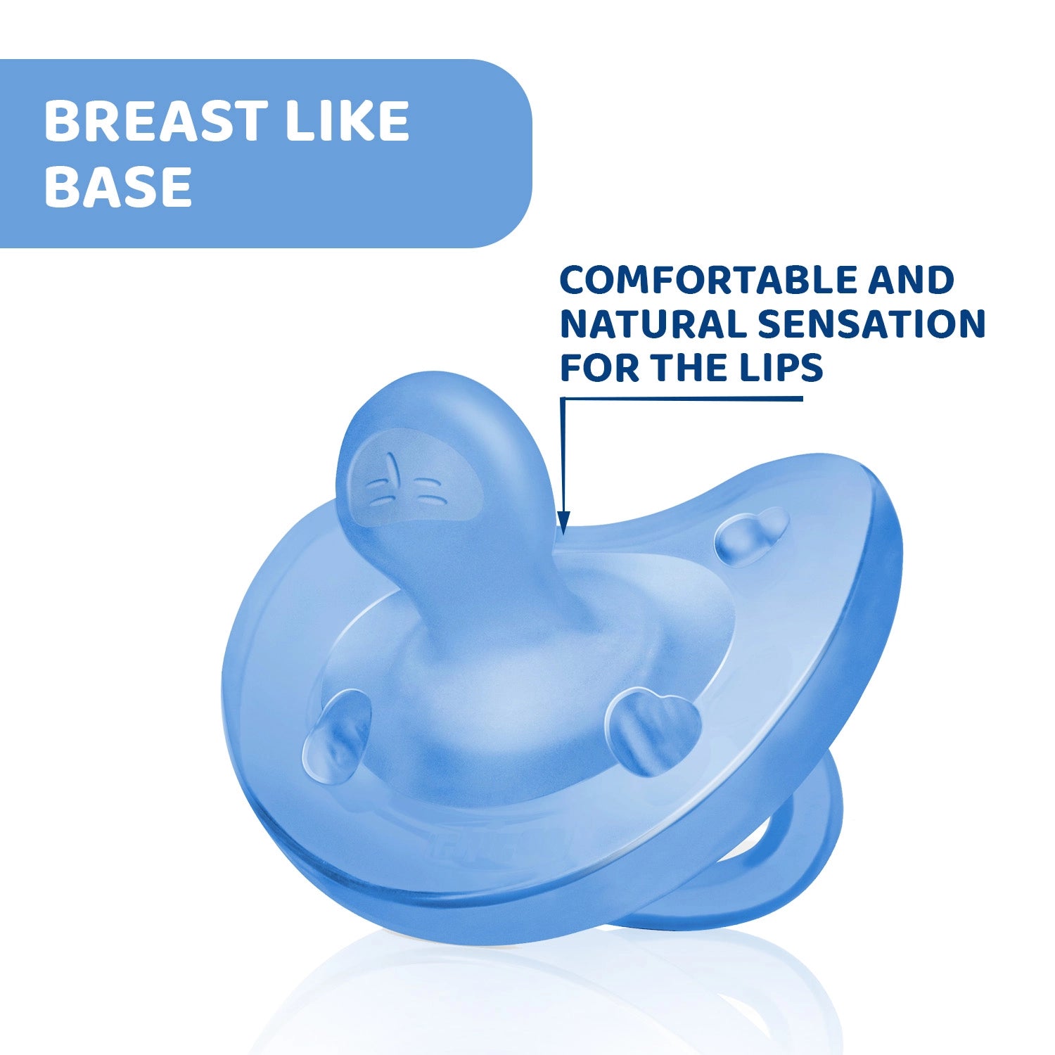 Soother Physio Soft Blue 16 to36M 1Pc