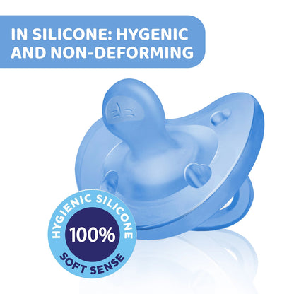 Soother Physio Soft Blue 16 to36M 1Pc