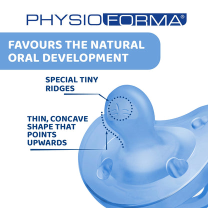 Soother Physio Soft Blue 16 to36M 1Pc
