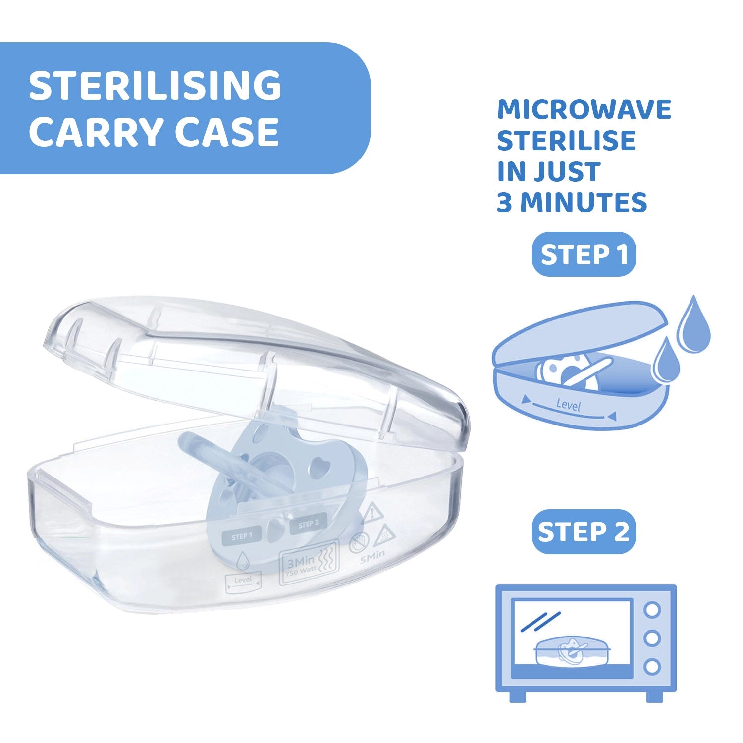 Soother Physio Soft Blue 2 to 6M 1Pc