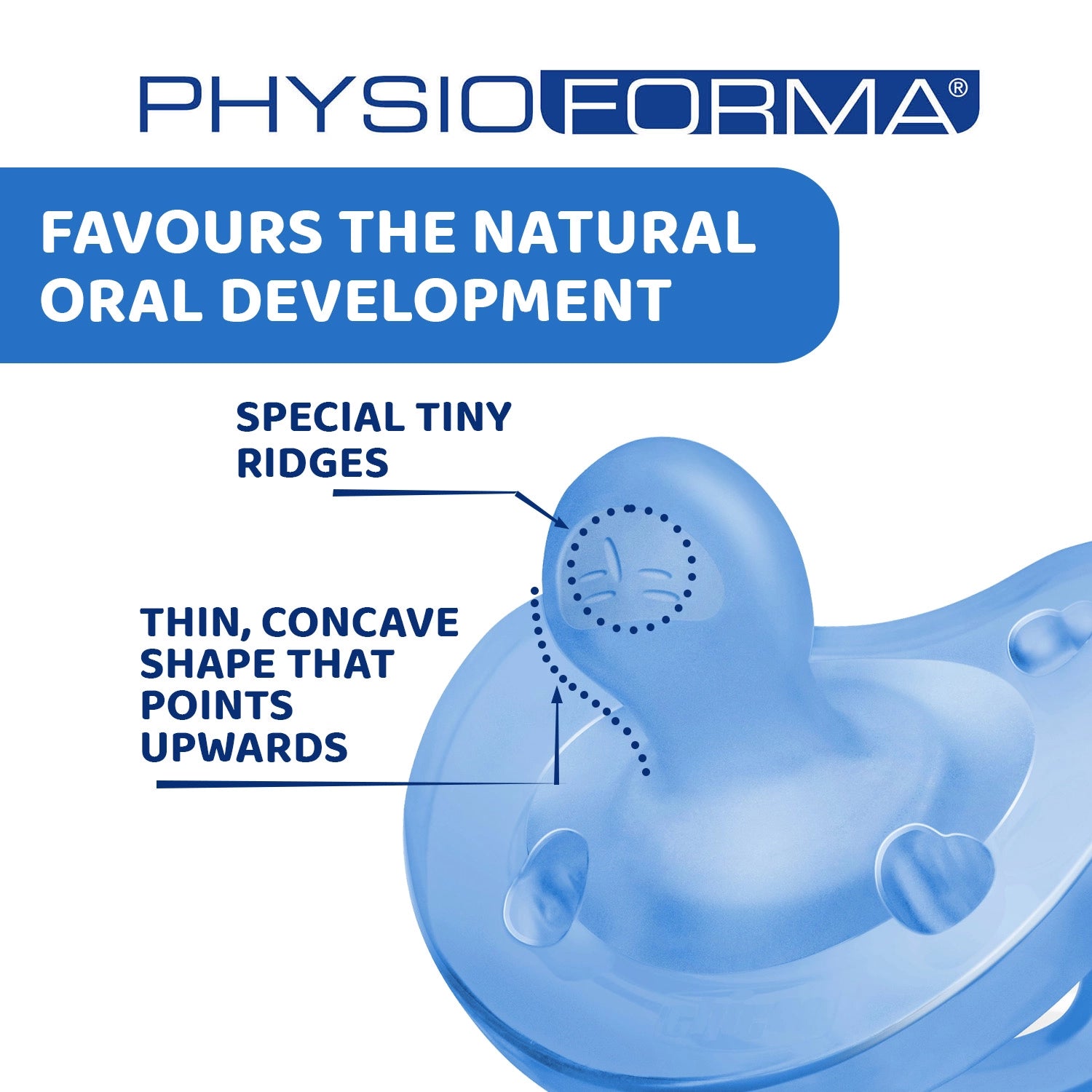 Soother Physio Soft Blue 6 to 16M 1Pc