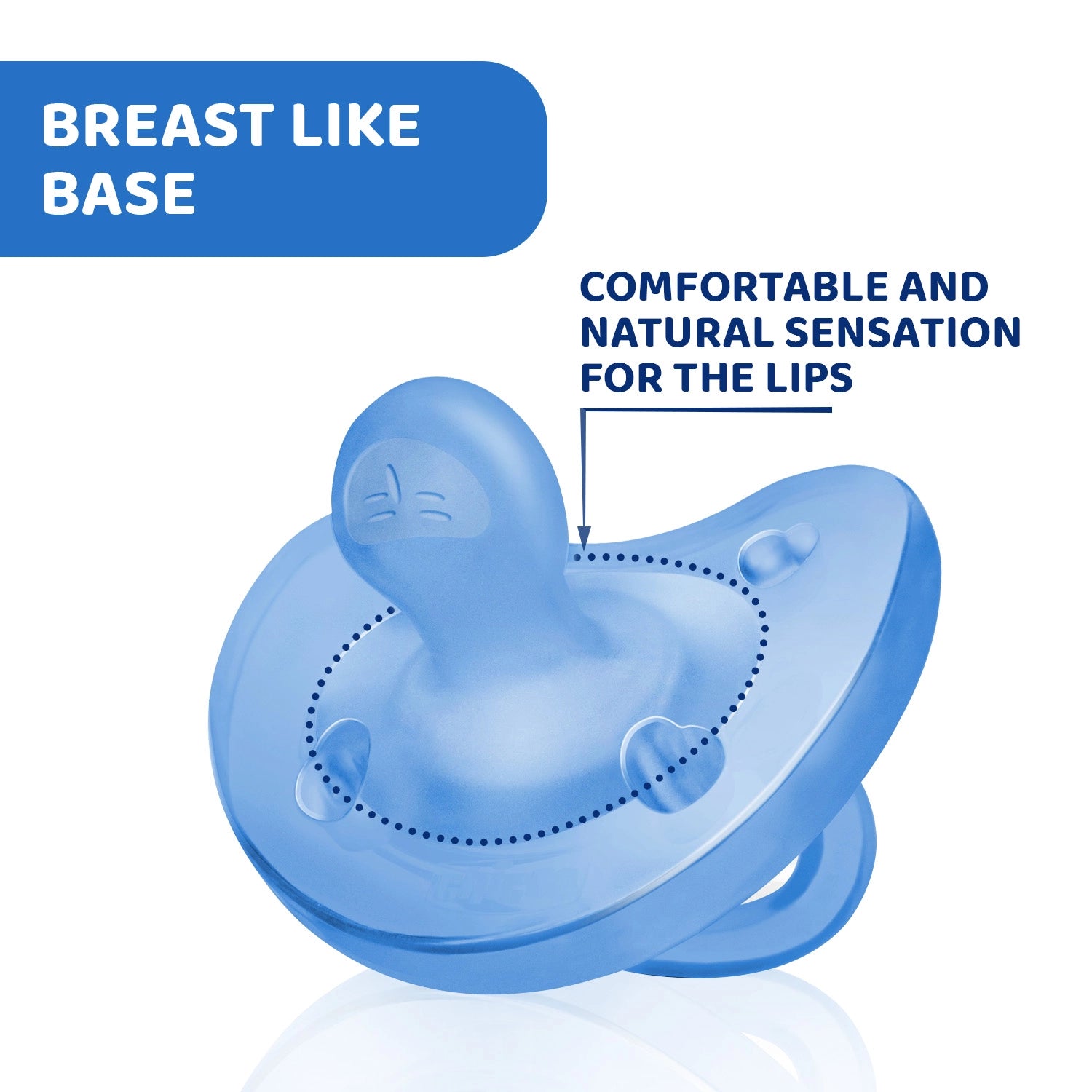 Soother Physio Soft Blue 6 to 16M 2Pcs