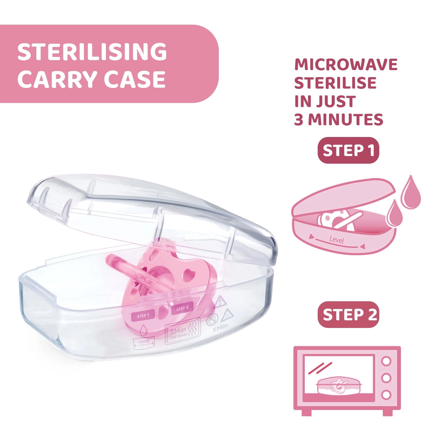 Soother Physio Soft Pink 16 to36M 1Pc