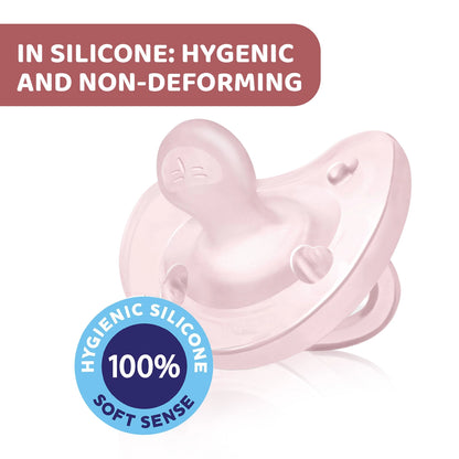 Soother Physio Soft Pink 2 to 6M 1Pc