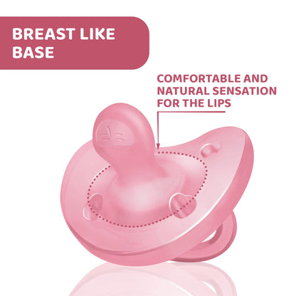 Soother Physio Soft Pink 6 to 16M 1Pc