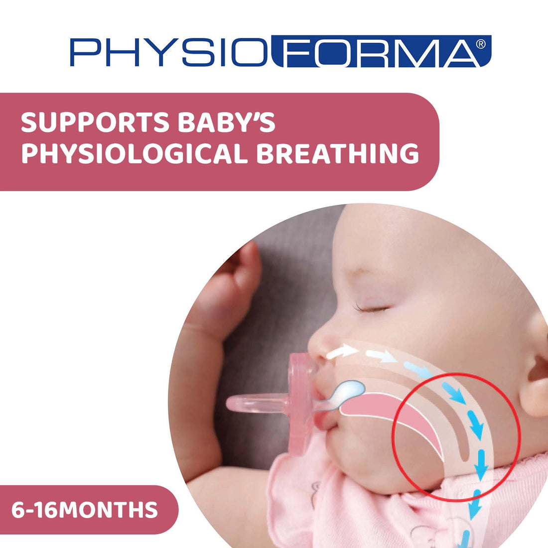 Soother Physio Soft Pink 6 to 16M 2Pcs