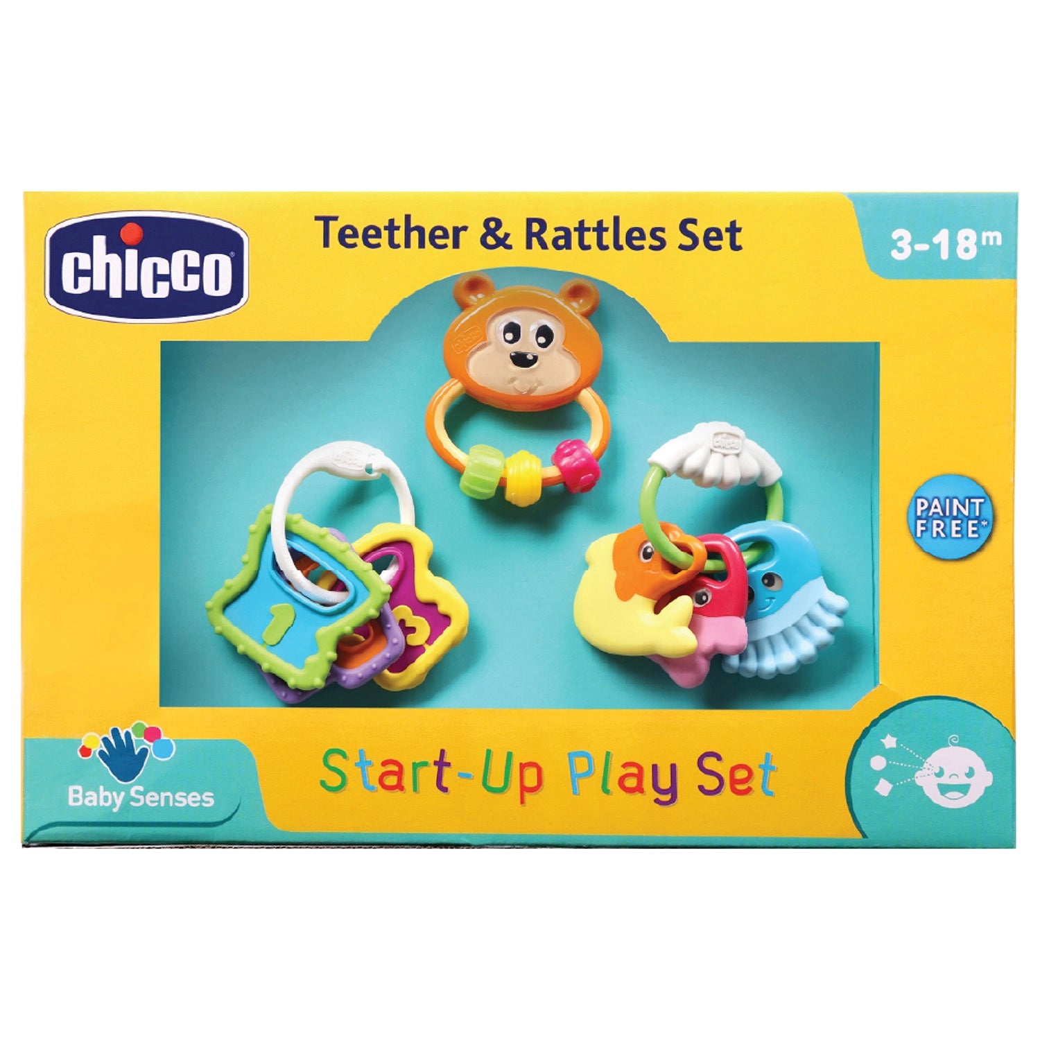 Start Up Play Rattle Gift Set 3 Pcs