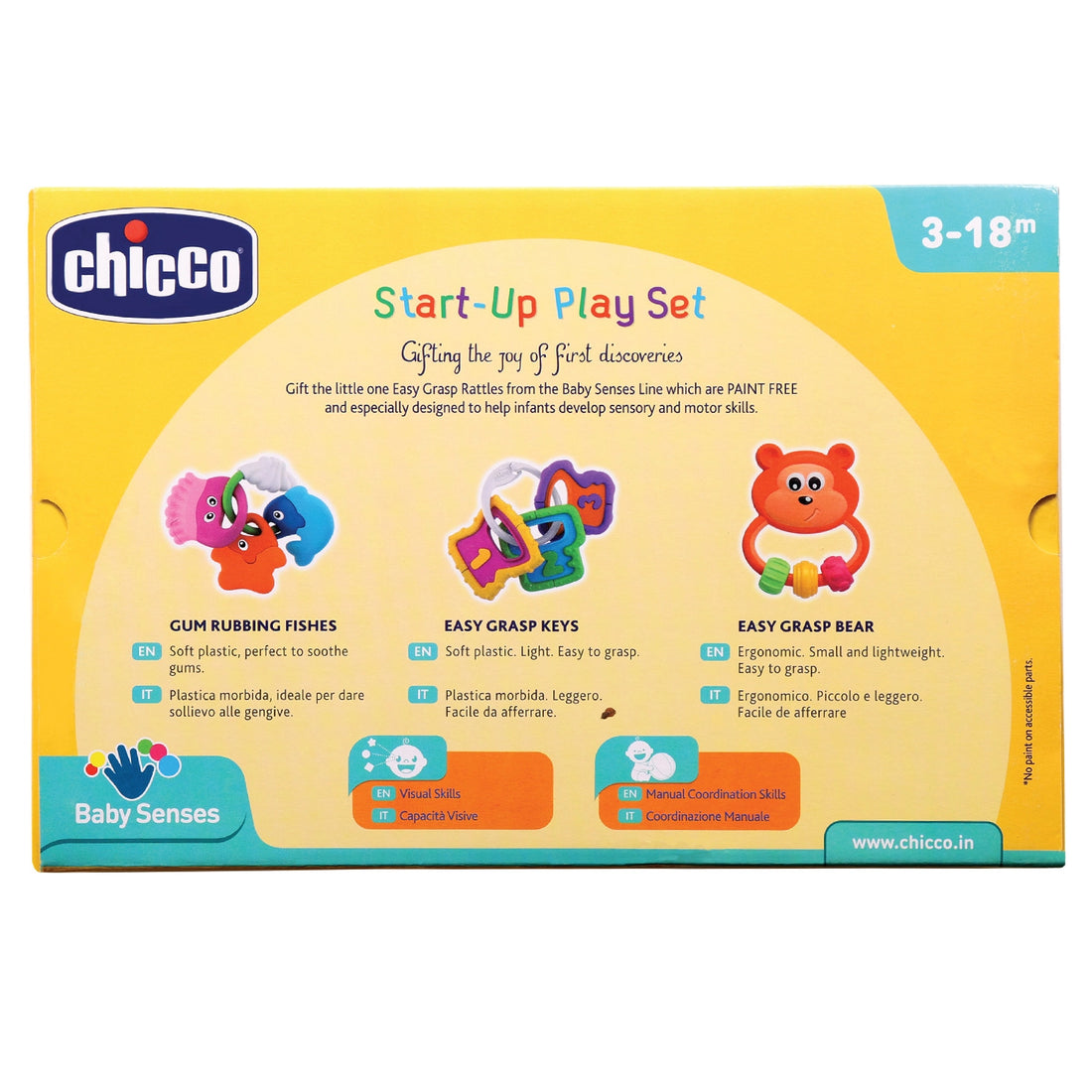 Start Up Play Rattle Gift Set 3 Pcs