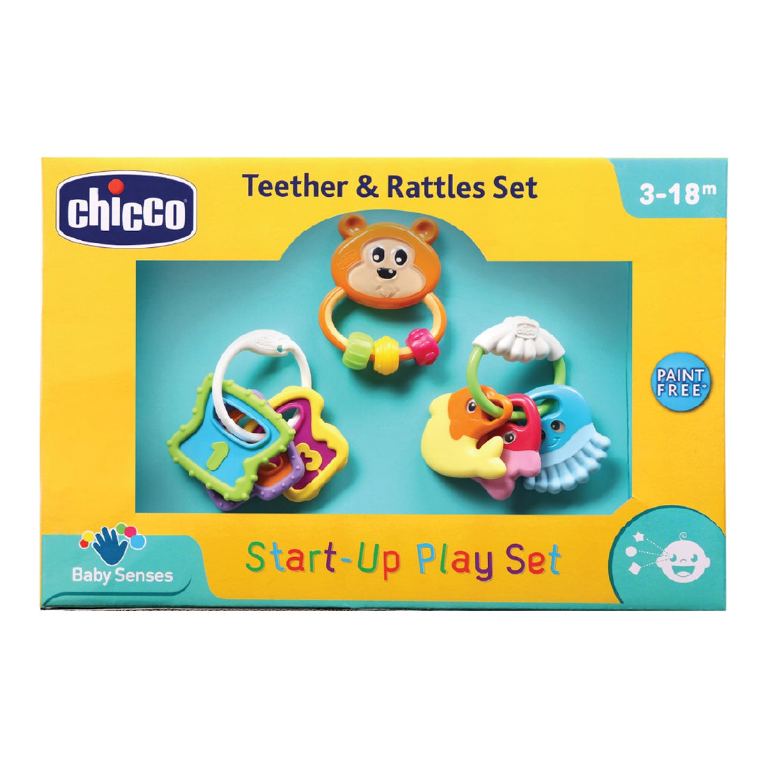 Start Up Play Rattle Gift Set 3 Pcs