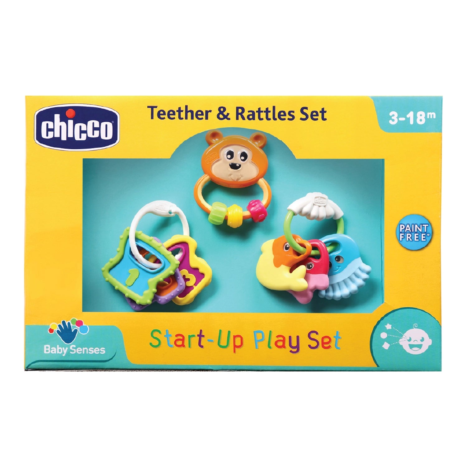 Start Up Play Rattle Gift Set 3 Pcs