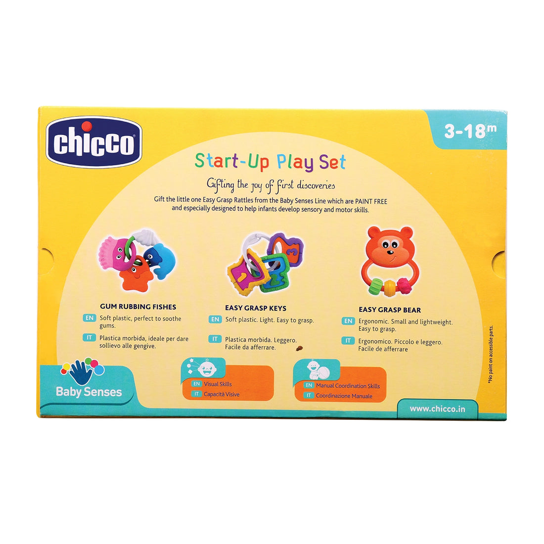 Start Up Play Rattle Gift Set 3 Pcs