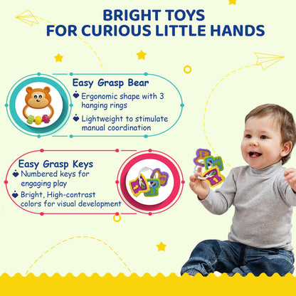 Start Up Play Rattle Gift Set 3 Pcs