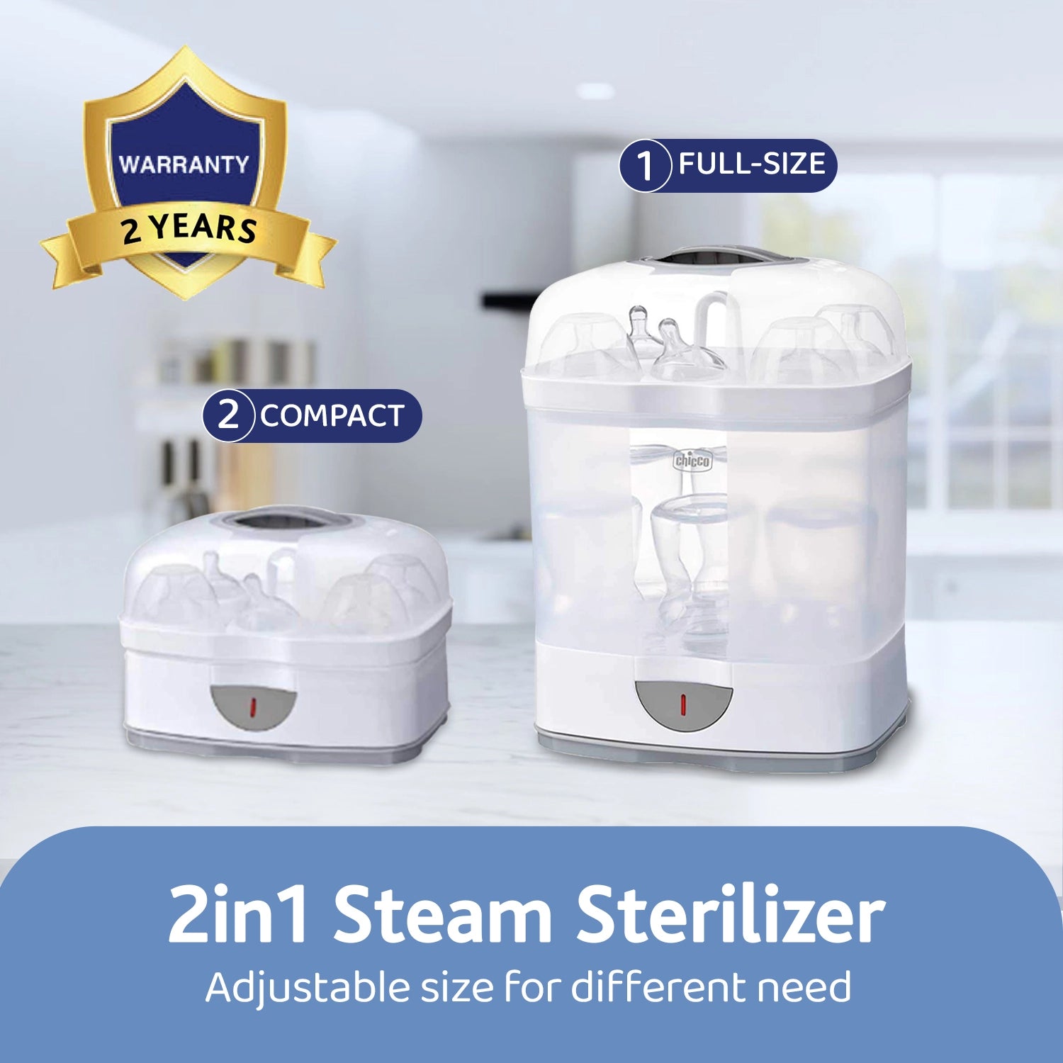 Steam Sterilizer 2In1