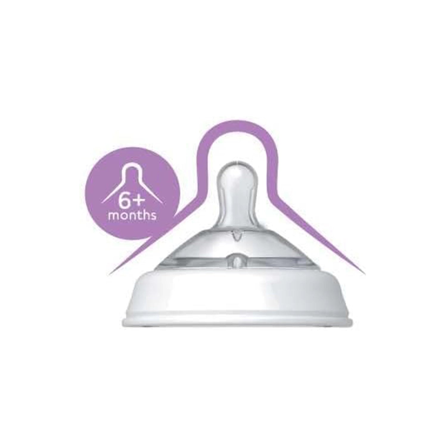 Teats Natural Feeling 6M+ Fast Flow 2 Pcs